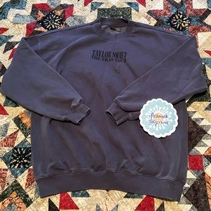 NEW WITH TAGS - Taylor Swift The Eras Tour Blue Crewneck